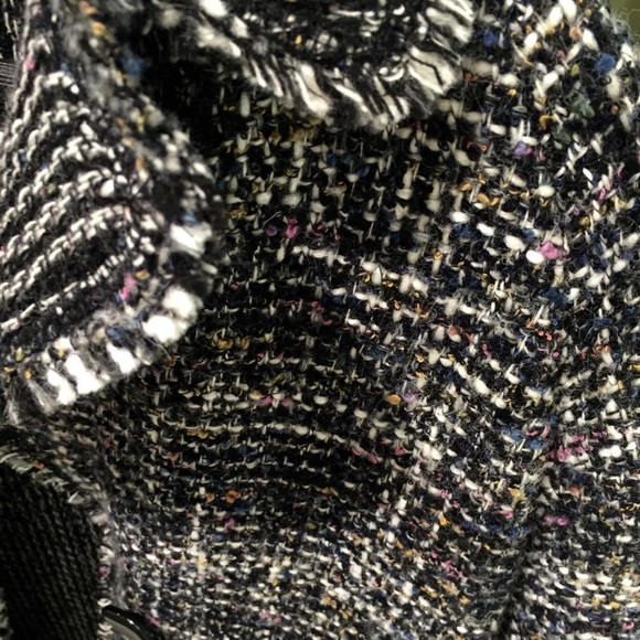 Zara nwt wool frayed edge coat - Picture 11 of 12